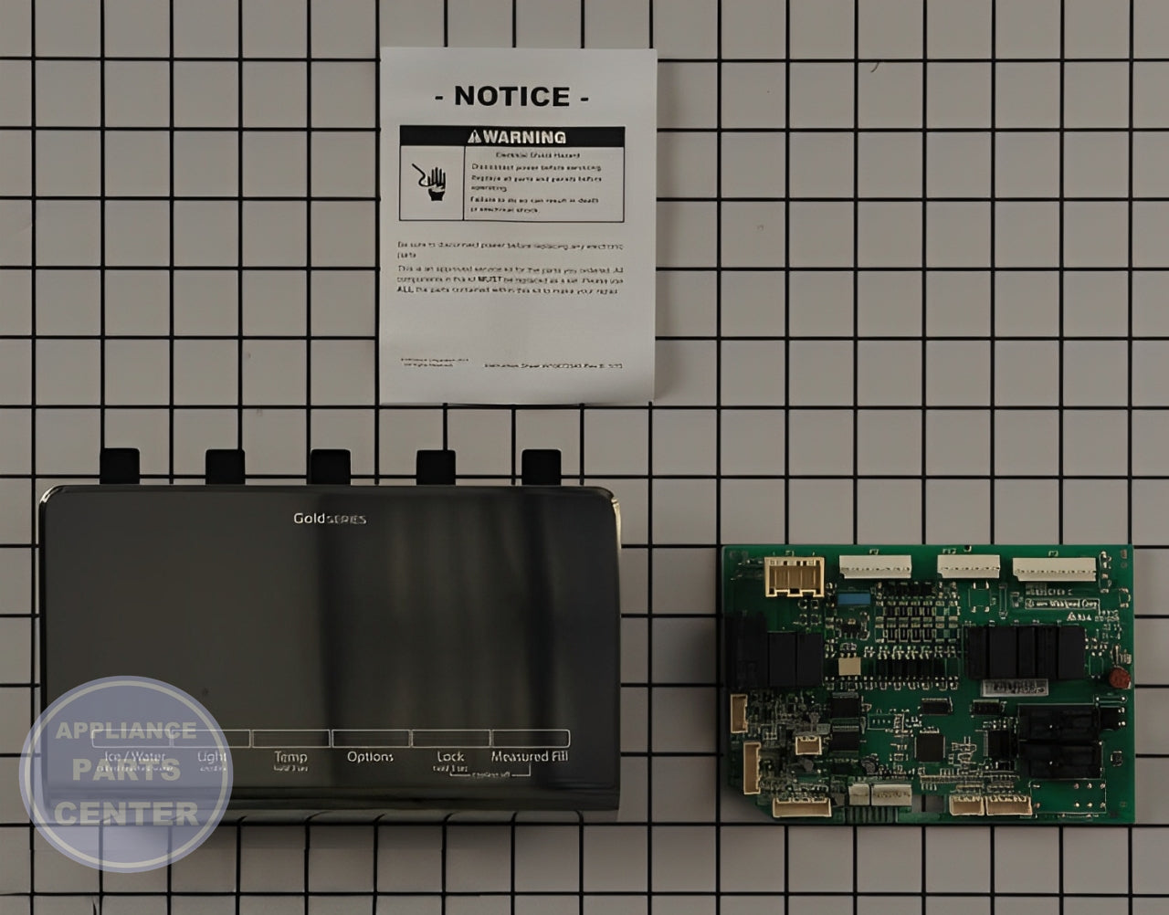 Whirlpool KitchenAid Control Board W10861908 - Main view showing Circuit Board & Timer for Whirlpool and KitchenAid models