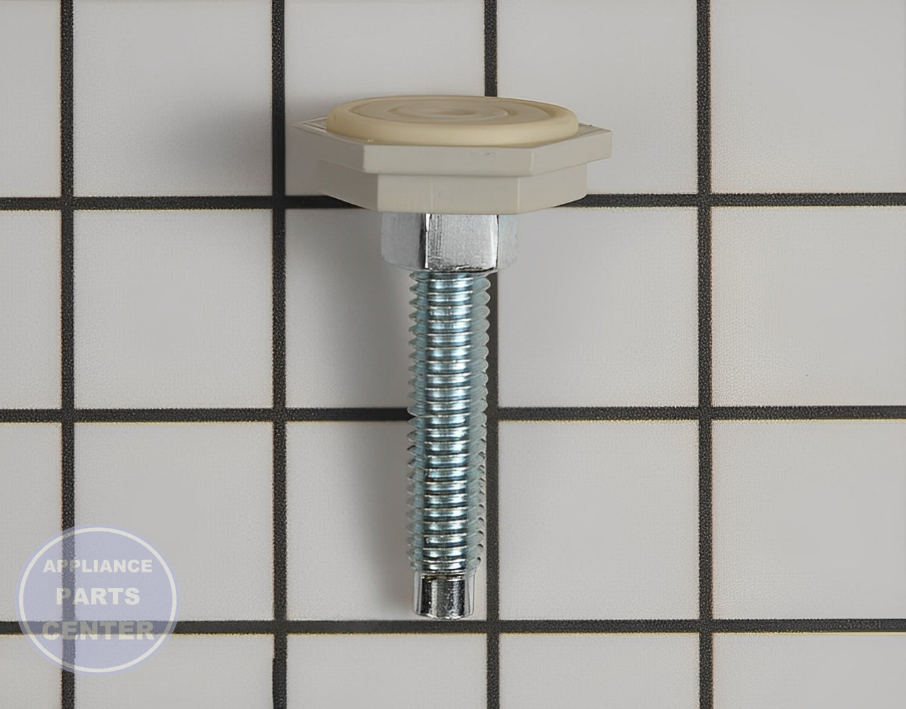 Amana Leveling Leg W10862938 - Main view showing adjustable foot for various models