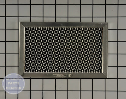 Charcoal Filter W10864204 - Side view with precise measurements