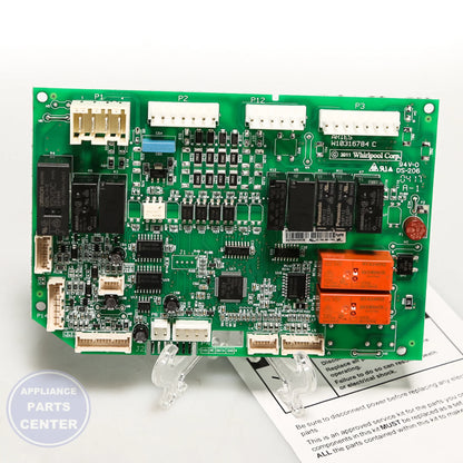 WPL CNTRL-ELEC W10864269 - Installation in WPL Refrigerator showing key mounting points