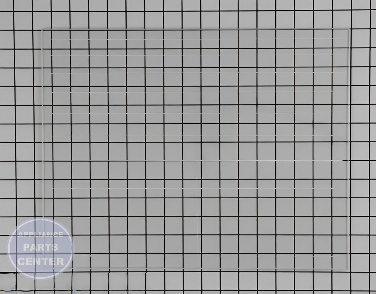 WHIRLPOOL GLASS SHELF W10864399 - Main view showing durable glass design for various models