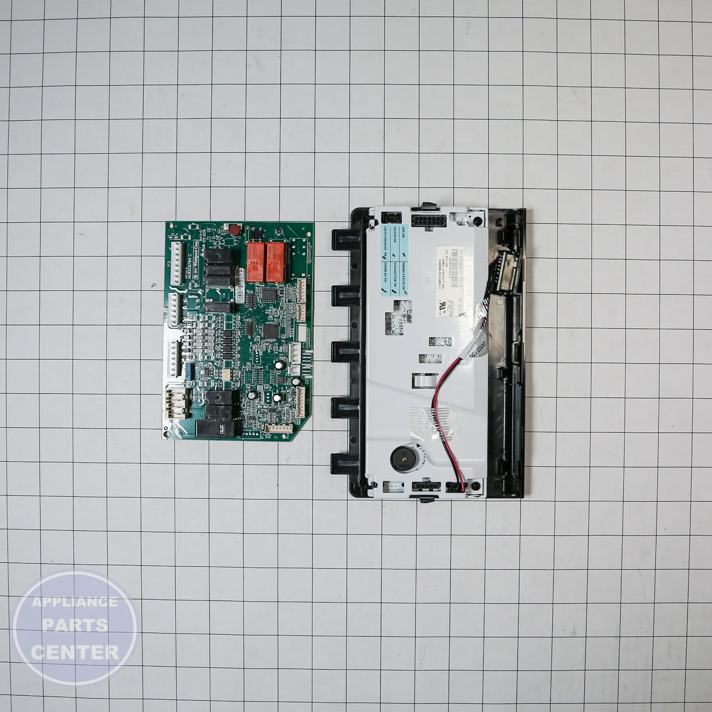 WPL CNTRL-ELEC W10865879 - Installation in WPL model showing key mounting points