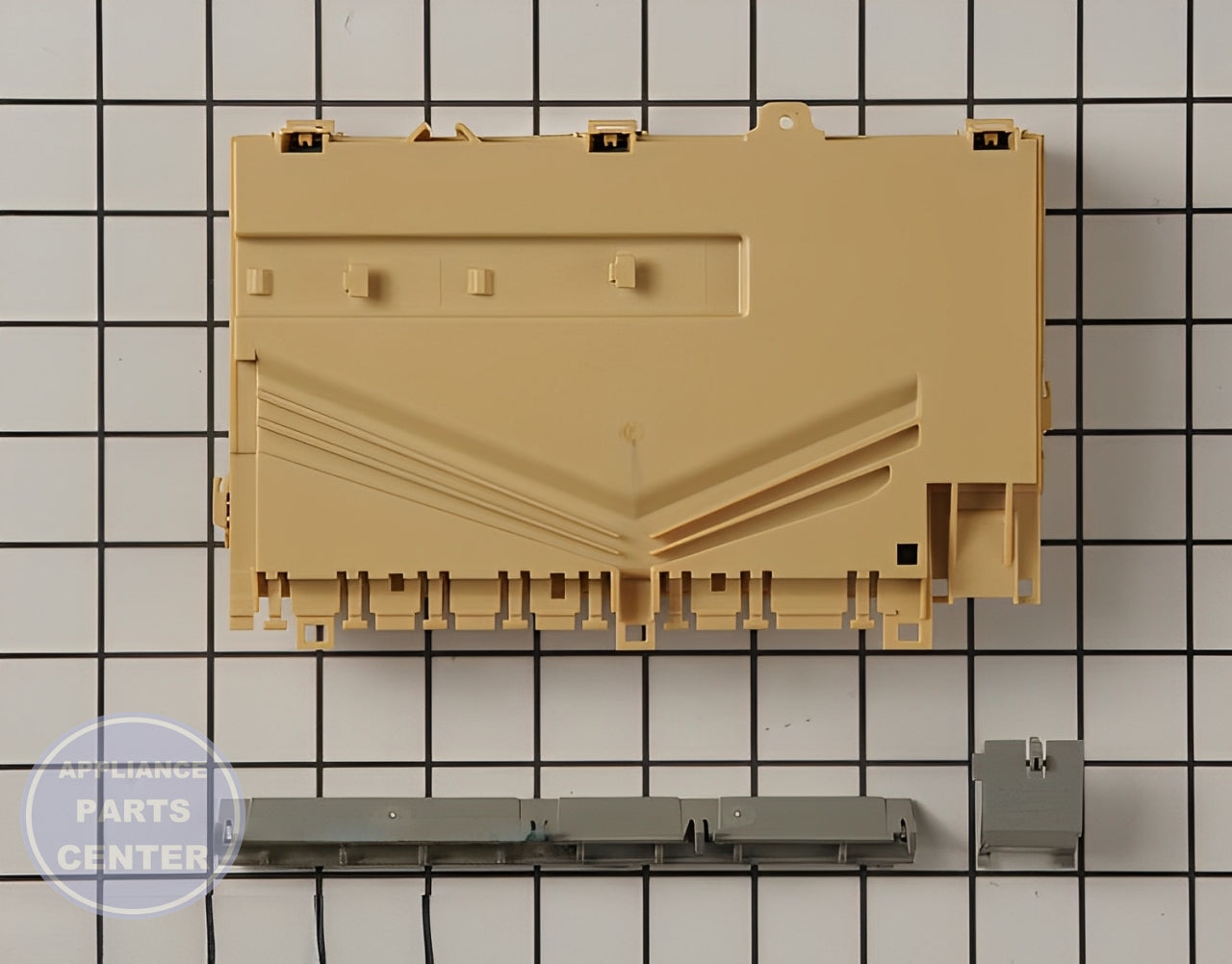 WHIRLPOOL DISHWASHER ELECTRONIC CONTROL BOARD W10866116 - Main view showing circuit board and timer for compatible WPL models