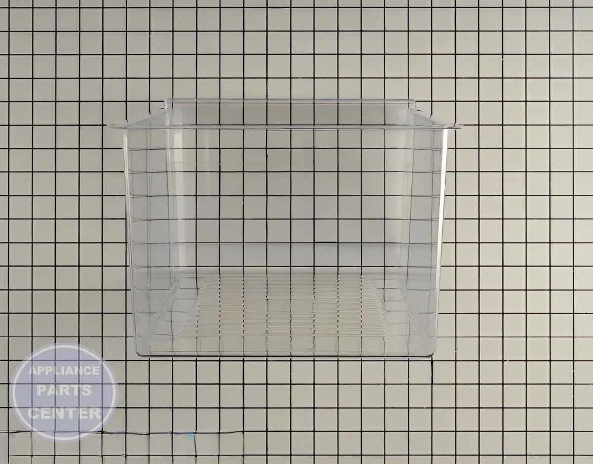 WHIRLPOOL REFRIGERATOR CRISPER DRAWER W10872066 - Side view with generous capacity of 25 lbs