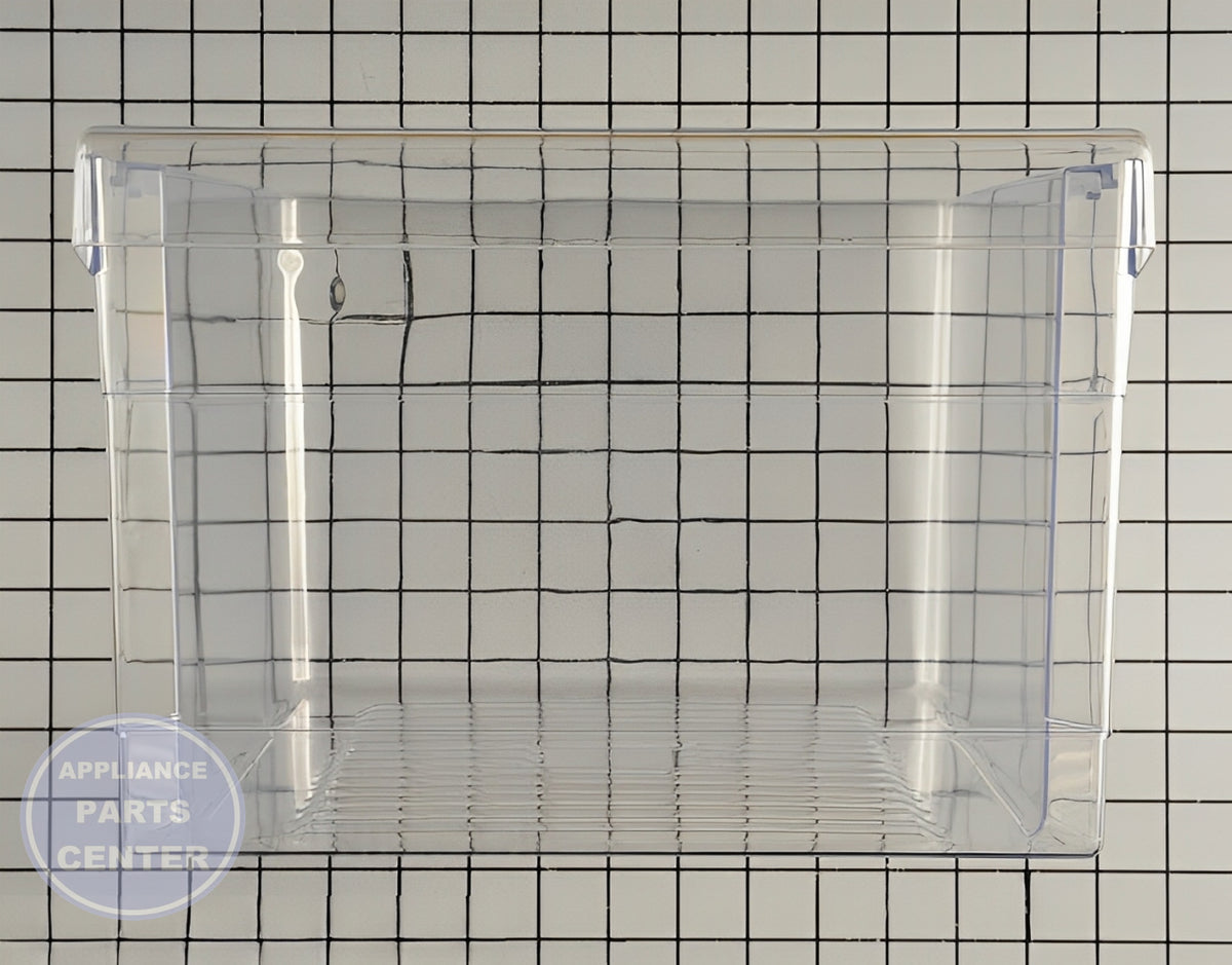 WHIRLPOOL REFRIGERATOR CRISPER DRAWER W10872066 - Installation in WPL Refrigerator, showcasing key mounting points