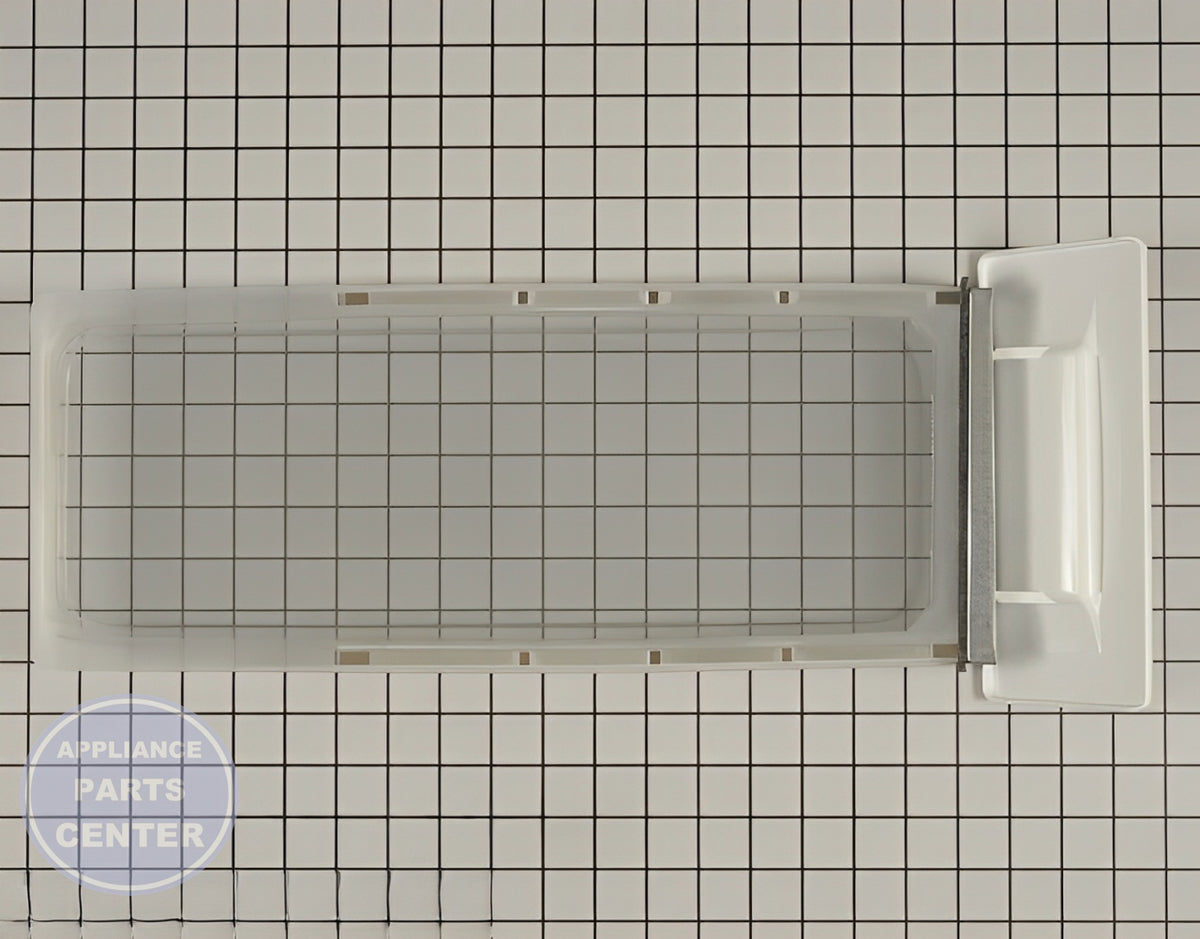LINT SCREEN FILTER W10874409 - Side view with standard measurements