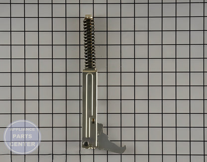 Door Hinge W10877227 - Side view with precise measurements