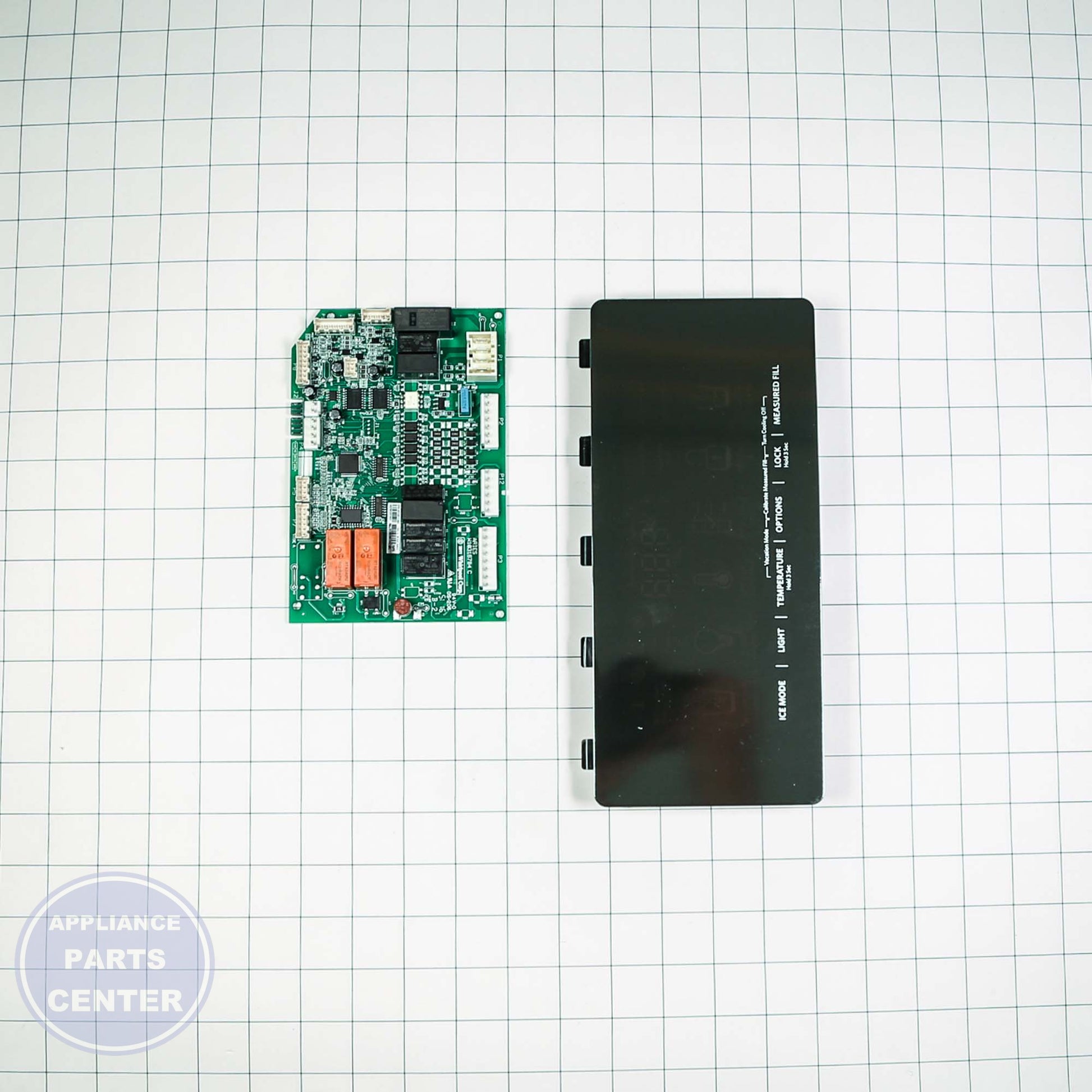 WPL CNTRL-ELEC W10878992 - Installation in WPL models showing key mounting points