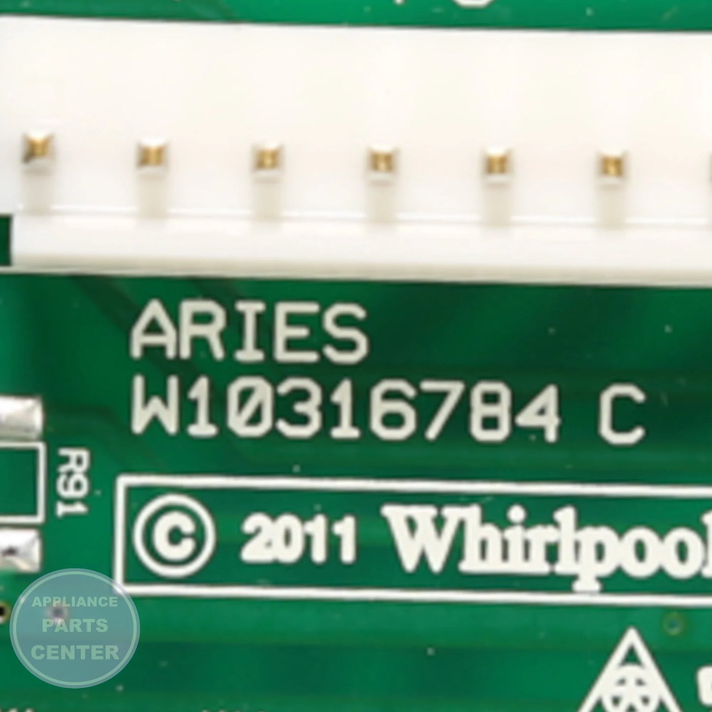 CNTRL-ELEC W10878994 - Detailed view of electronic control details