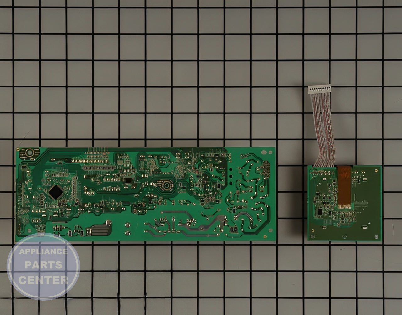 Control Board W10881539 - Detailed view of circuitry