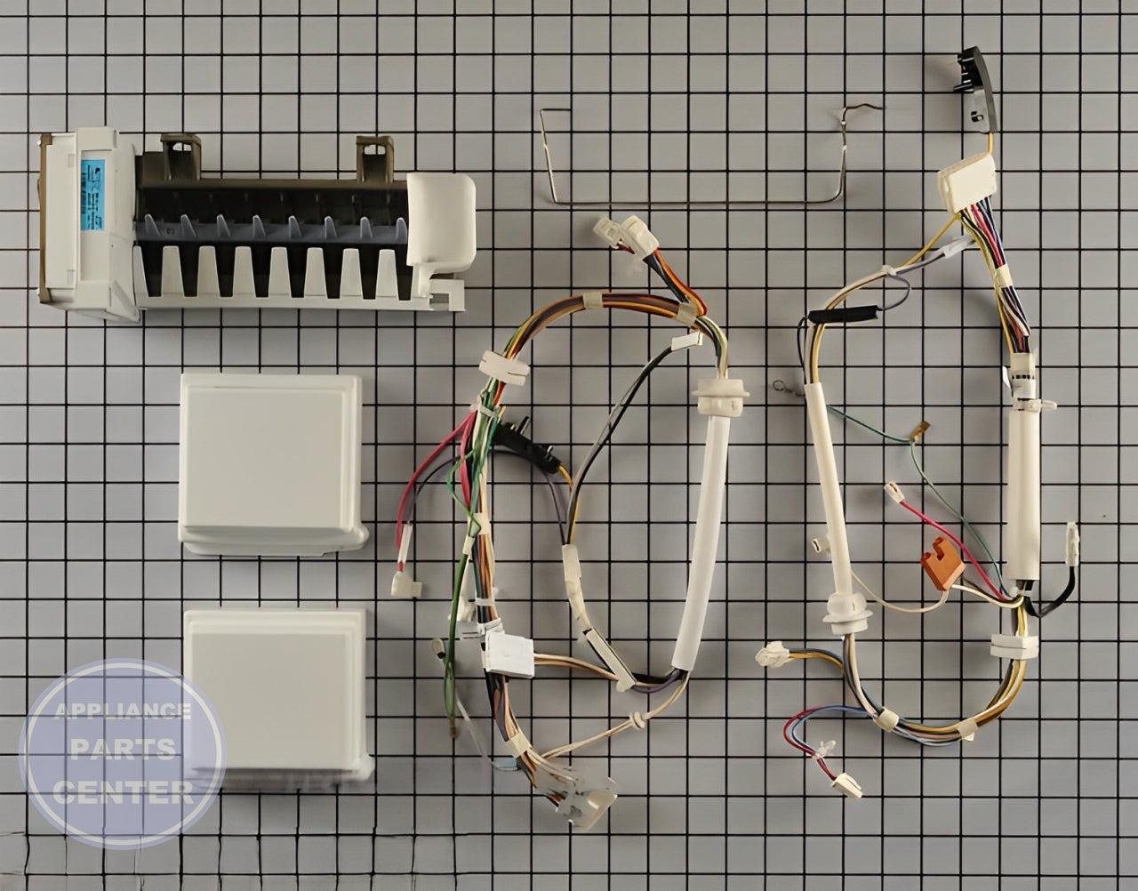 Whirlpool Refrigerator Ice Maker Assembly W10882923 - Main view showing easy installation for WPW10377147
