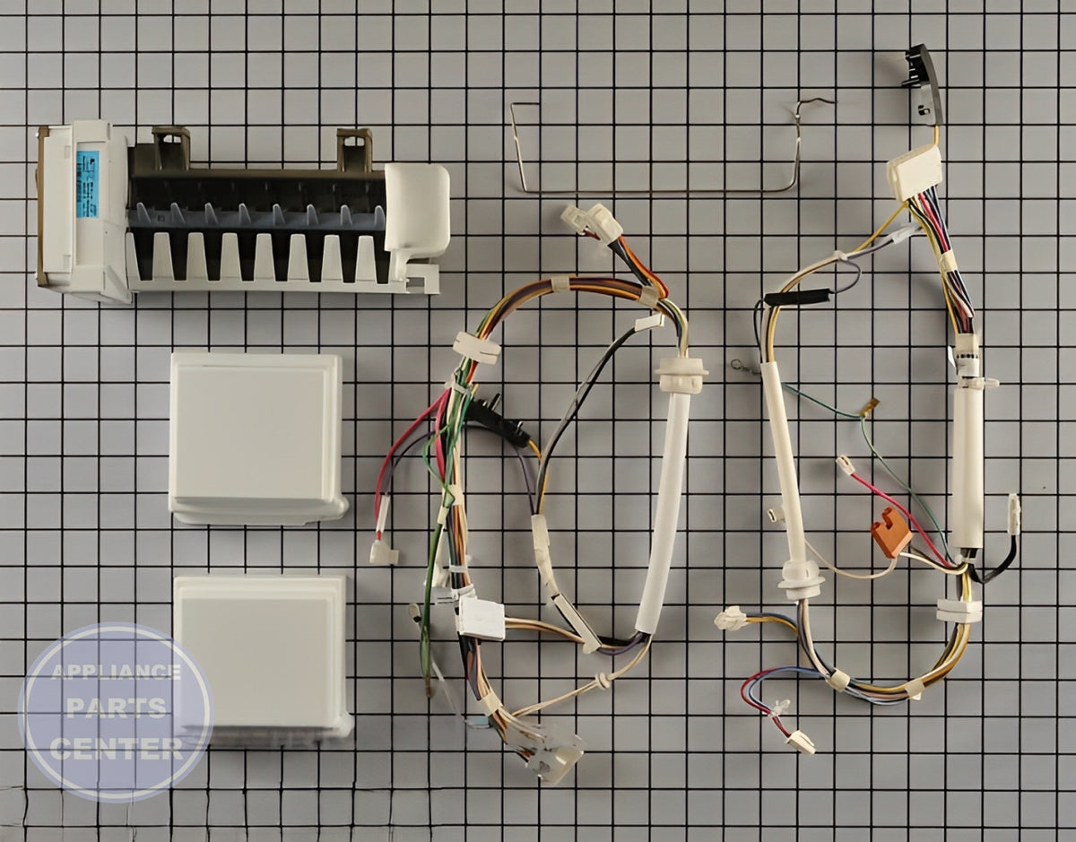 Whirlpool Refrigerator Ice Maker Assembly W10882923 - Main view showing easy installation for WPW10377147