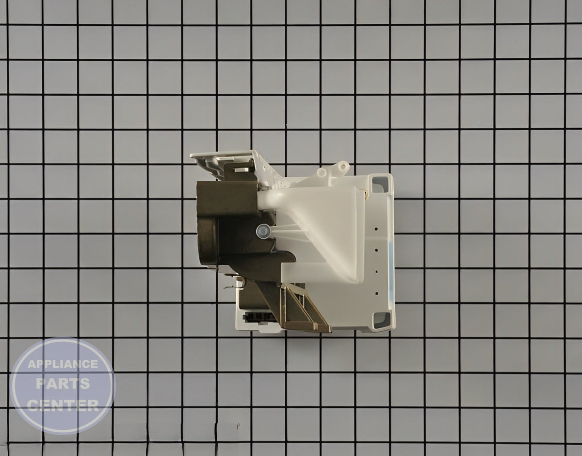 Whirlpool Refrigerator Ice Maker Assembly W10882923 - Installation in W10377151 showing key mounting points