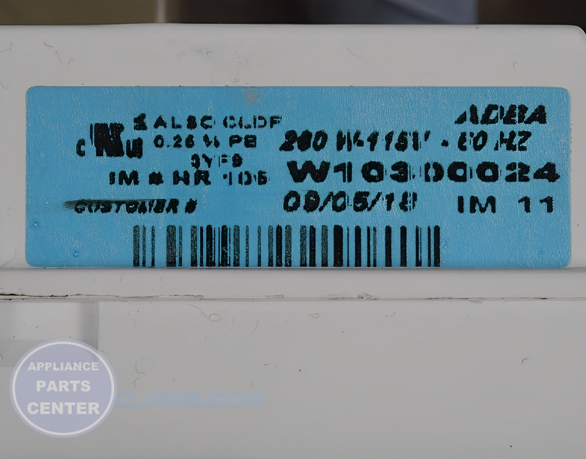 Whirlpool Refrigerator Ice Maker Assembly W10882923 - Installation in W10377151 showing key mounting points