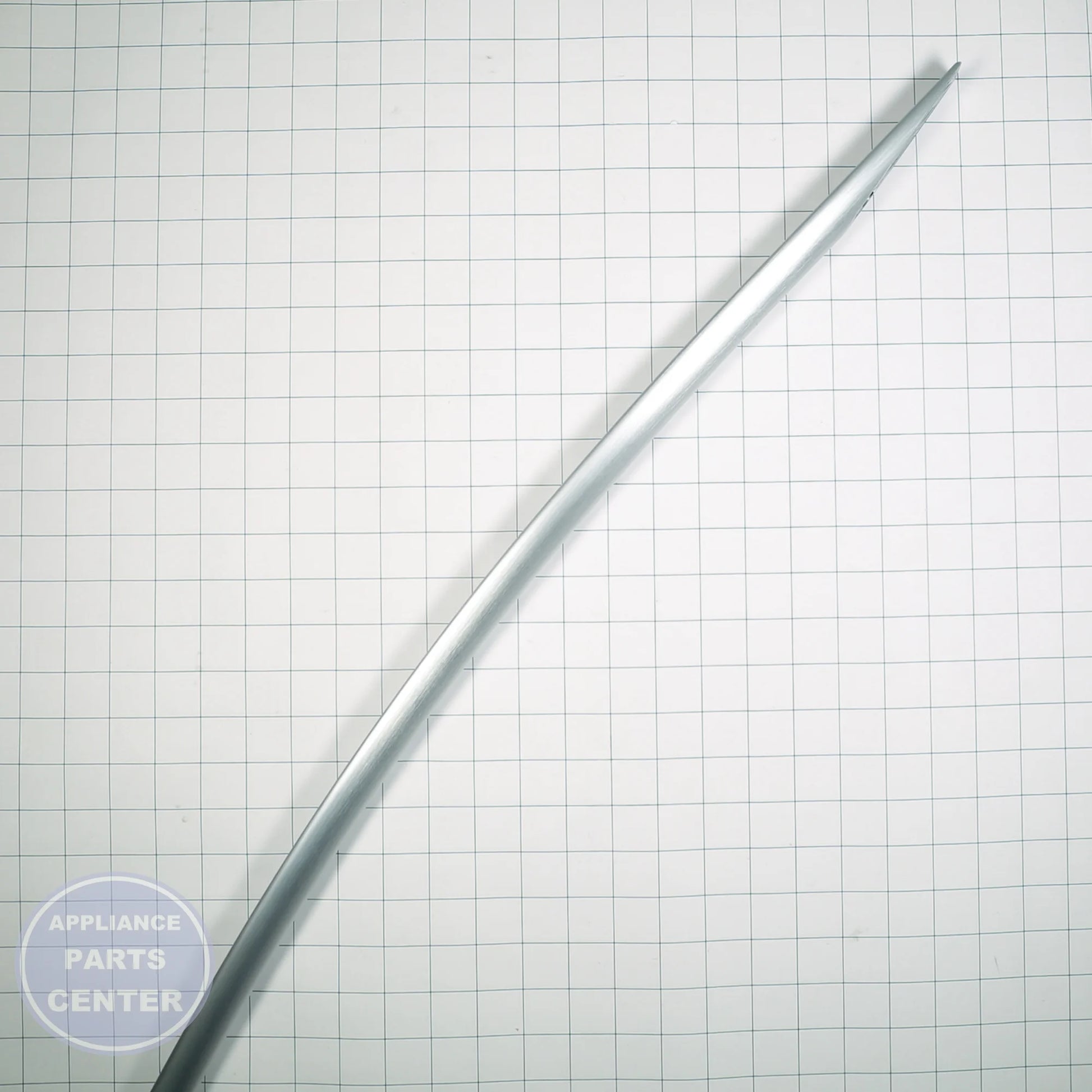 HANDLE W10883202 - Side view with precise measurements and specs