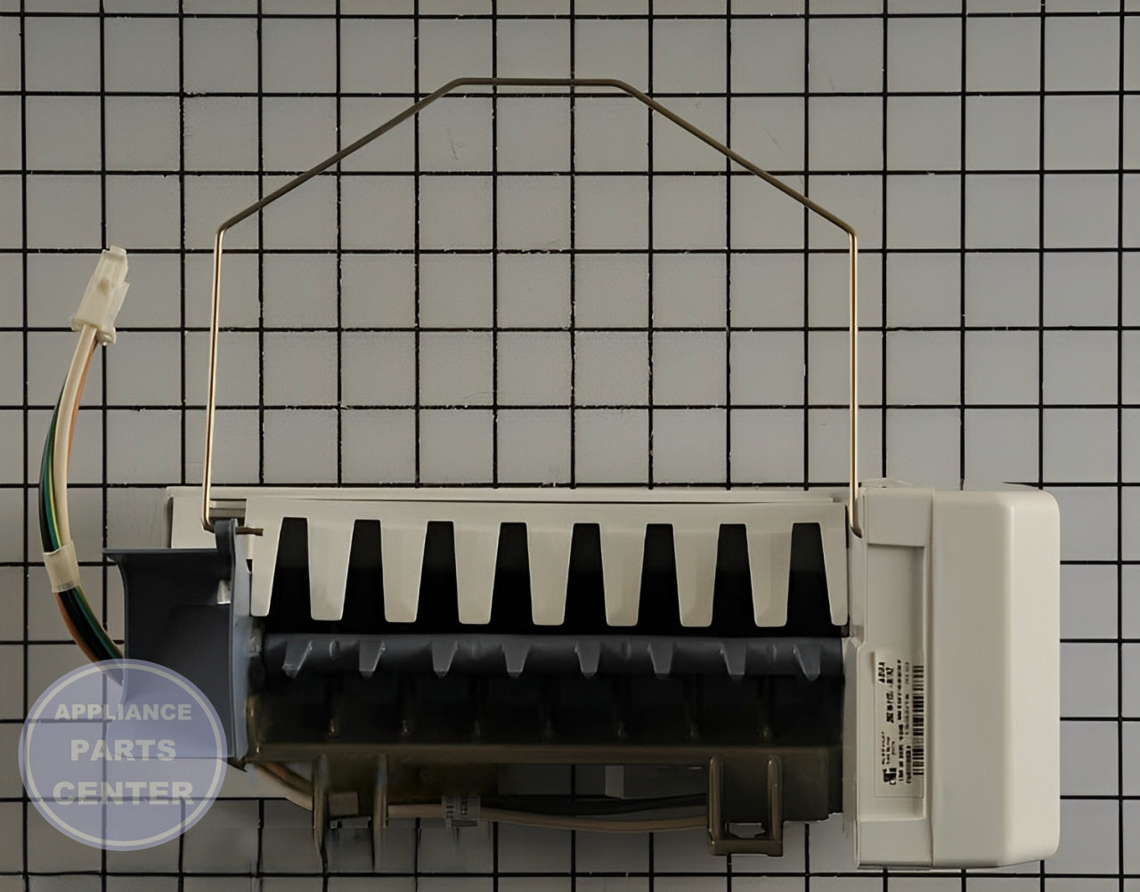 Whirlpool Refrigerator Ice Maker Assembly W10884390 - Main view showing ice-making efficiency for various models
