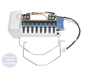 WHIRLPOOL ICE MAKER ASSEMBLY W10886931 - Main view showing seamless ice production for WPL series models