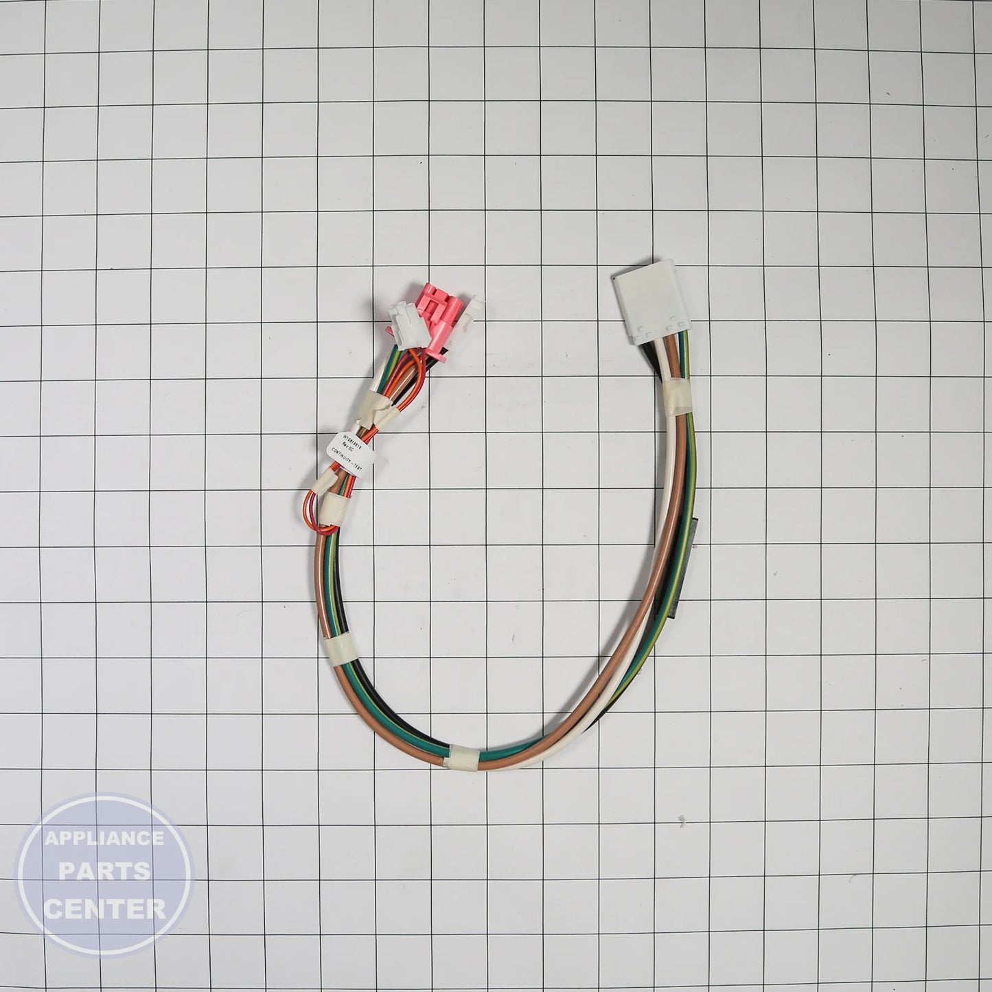 HARNS-WIRE W10886933 - Side view with precise compatibility information