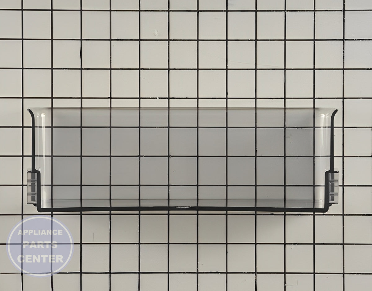 Door Shelf Bin W10887801 - Side view with 12x6x4 measurements
