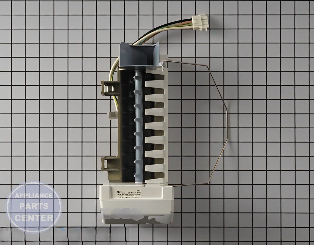 WHIRLPOOL REFRIGERATOR ICEMAKER W10889233 - Main view showing ice production for WPL Refrigerators