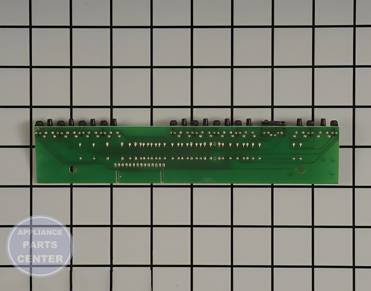 Control Board W10890671 - Detailed view of circuit board and timer details