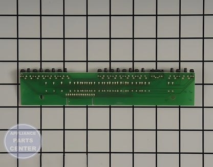 Control Board W10890671 - Detailed view of circuit board and timer details
