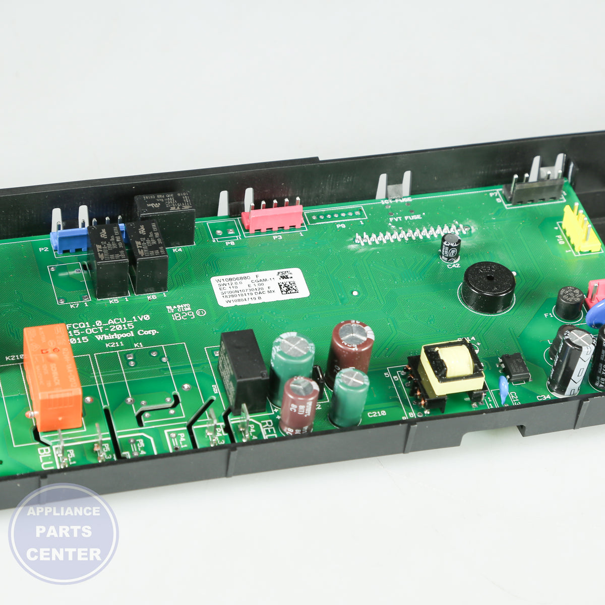 CNTRL-ELEC W10894102 - Side view with precise measurements
