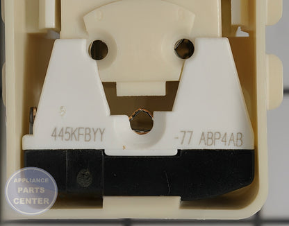 Amana Start Device W10896198 - Installation in Whirlpool model showing mounting points