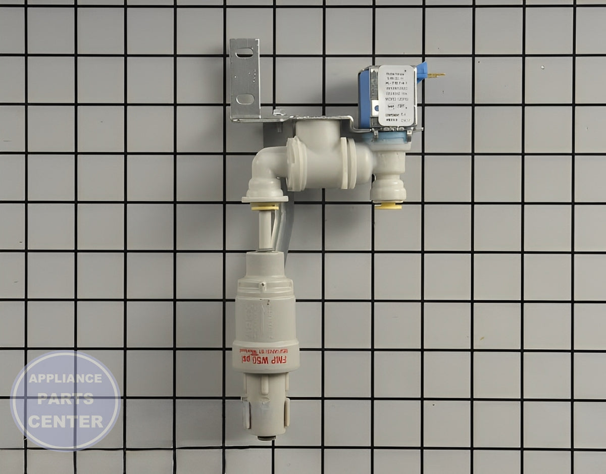 WHIRLPOOL ICE MAKER WATER INLET VALVE W10897719 - Main view showing efficient water intake for WPL Ice Machines