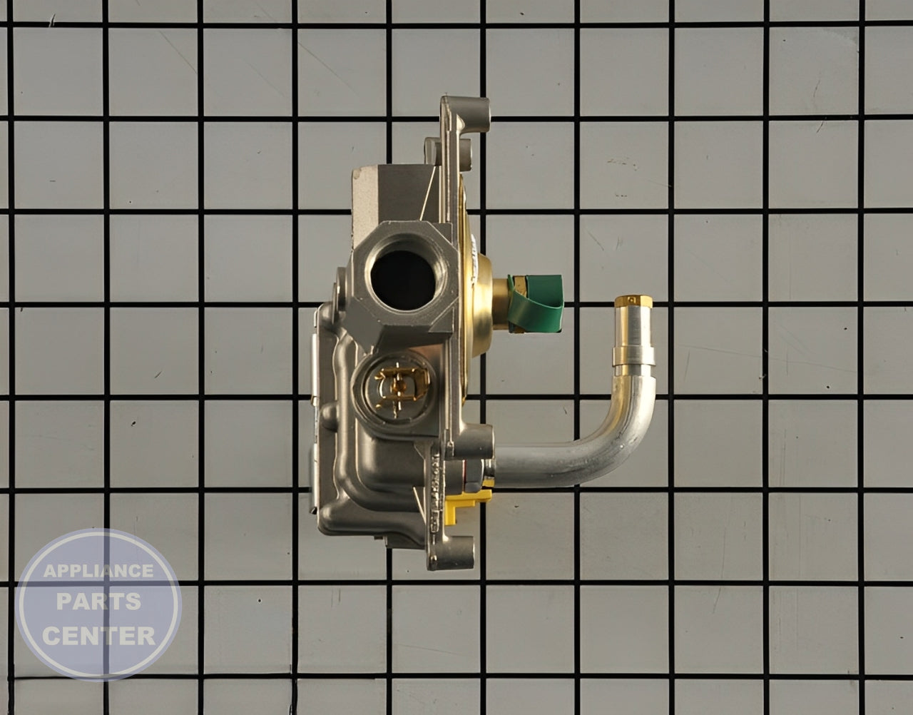 VALVE-GAS W10898290 - Side view with specific measurements