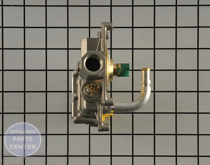 VALVE-GAS W10898290 - Side view with specific measurements