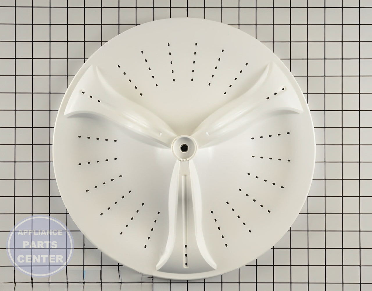 WHIRLPOOL WASHER WASHPLATE W10902814 - Main view showing efficient agitation for compatible models