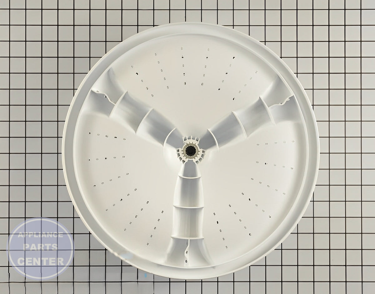 WHIRLPOOL WASHER WASHPLATE W10902814 - Detailed view of high-quality agitator