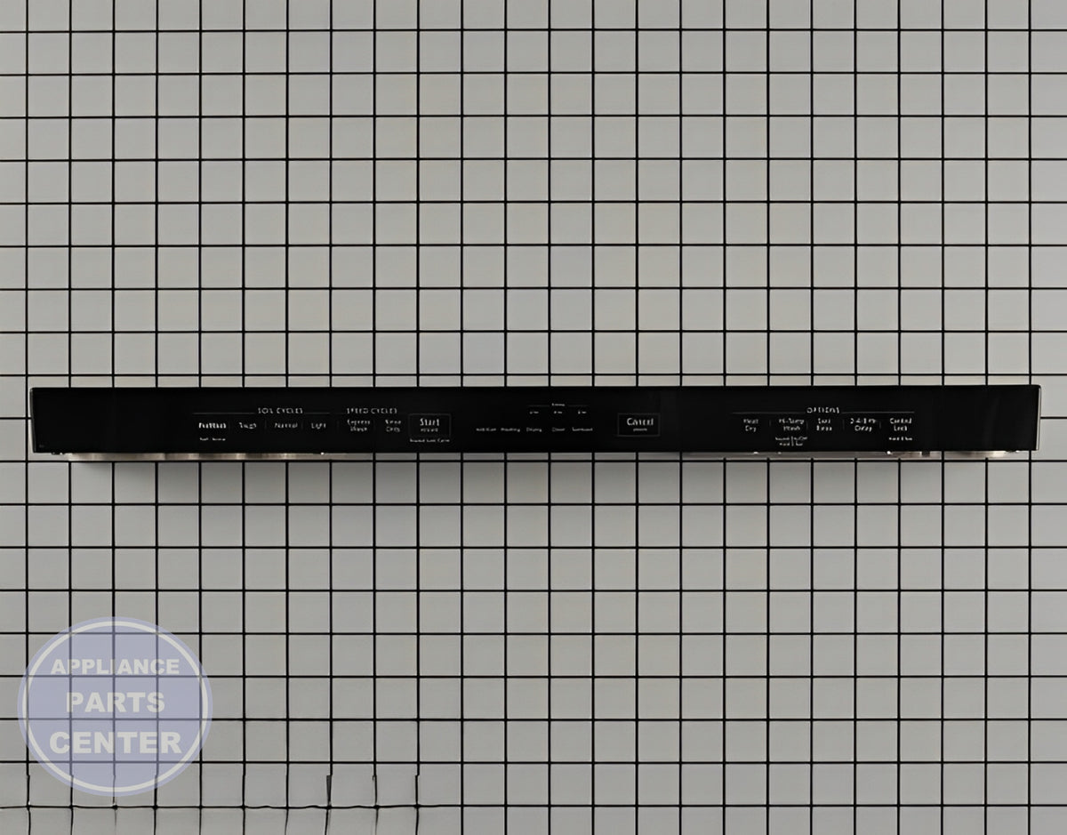 WHIRLPOOL DISHWASHER CONTROL PANEL W10903576 - Main view showing touchpad for Whirlpool dishwasher models