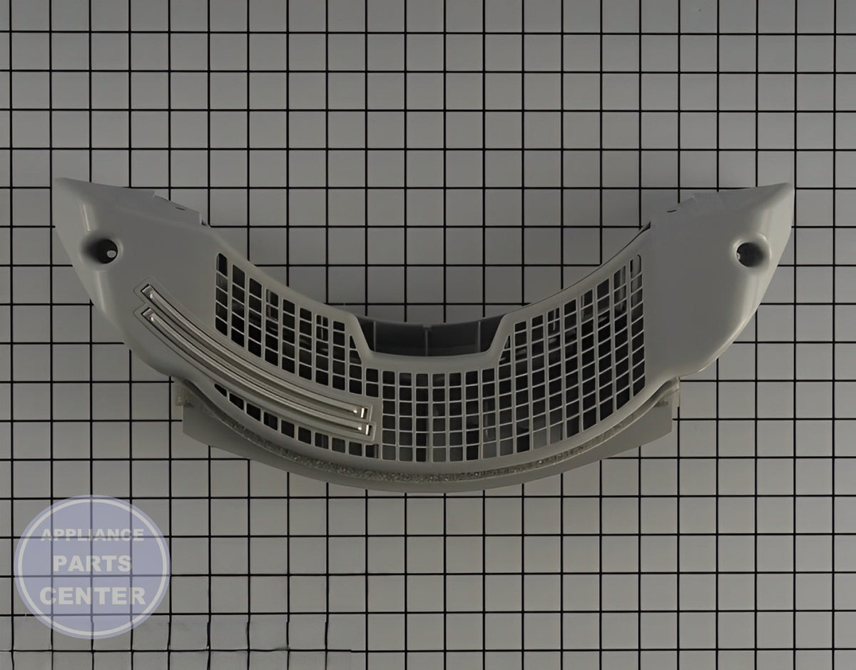 WHIRLPOOL AIR FILTER HOUSING W10906551 - Main view showing cap, lid & cover for various models