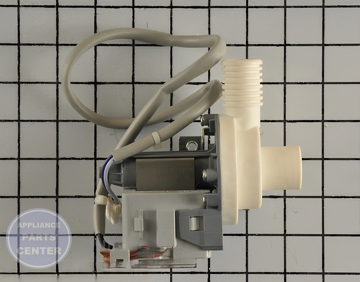 WHIRLPOOL DRAIN PUMP W10906604 - Detailed view of durable pump mechanism
