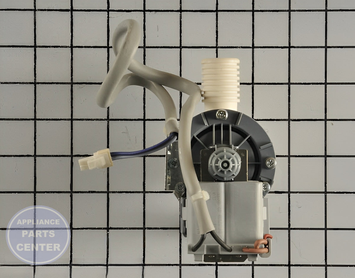 WHIRLPOOL DRAIN PUMP W10906604 - Installation in WPL Washing Machine showing easy mounting points