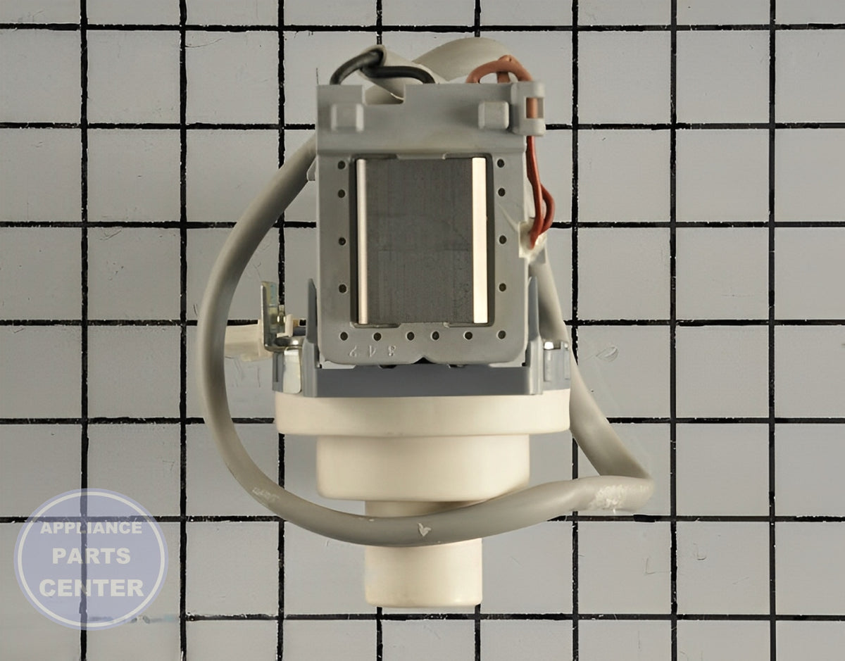WHIRLPOOL DRAIN PUMP W10906604 - Installation in WPL Washing Machine showing easy mounting points