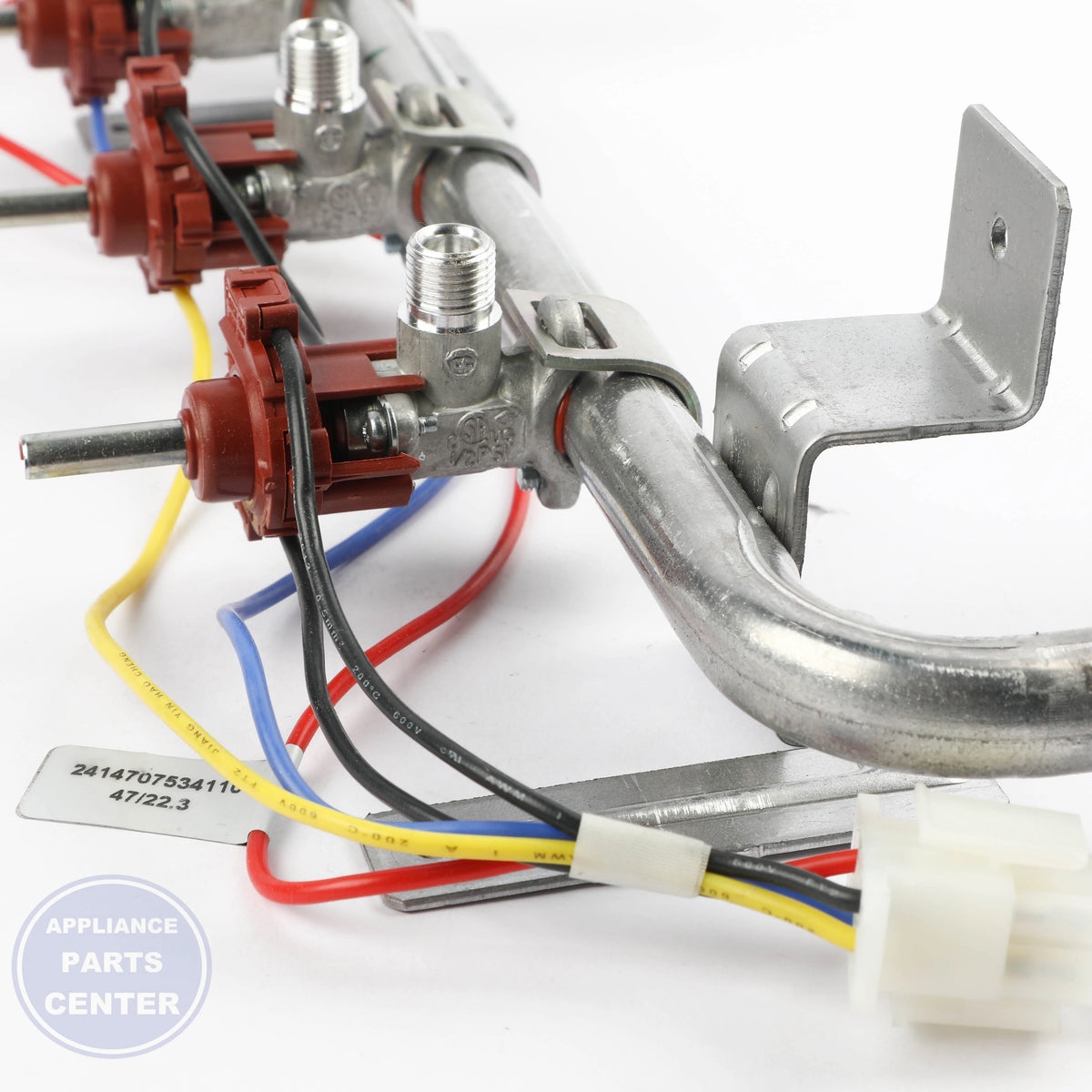 WPL MANIFOLD W10907218 - Main view showing engine support for Whirlpool KitchenAid models.