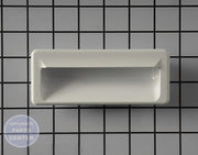 Amana Handle W10909035 - Main view showing ergonomic grip for various dryer models