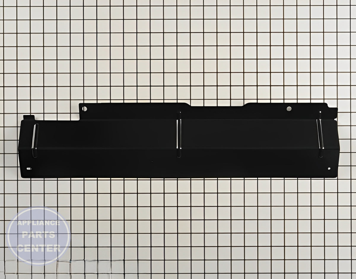 WHIRLPOOL DISHWASHER ACCESS PANEL BLACK W10909064 - Main view showing black panel for Whirlpool dishwasher models