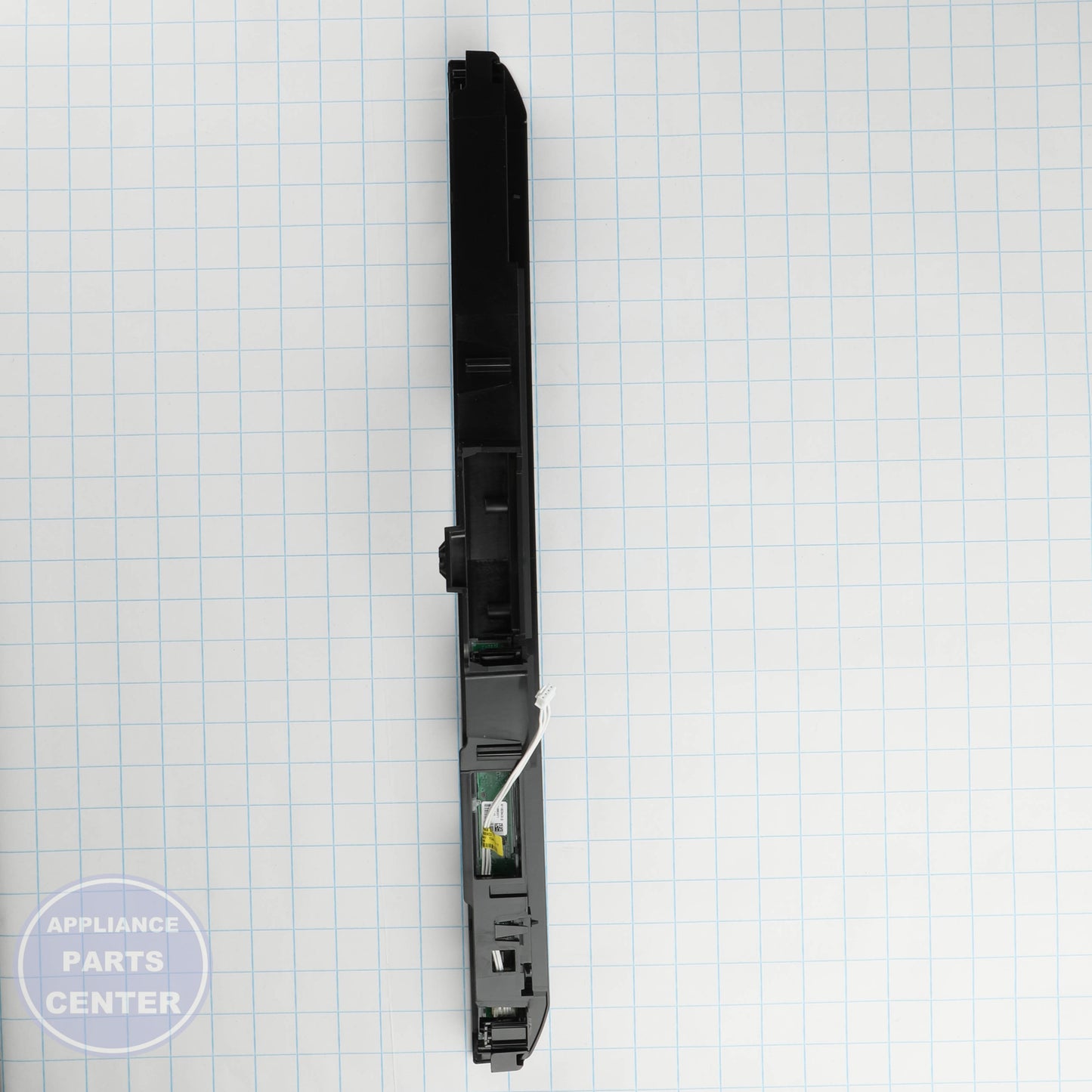 PANEL-CNTL W10910624 - Side view with precise measurements