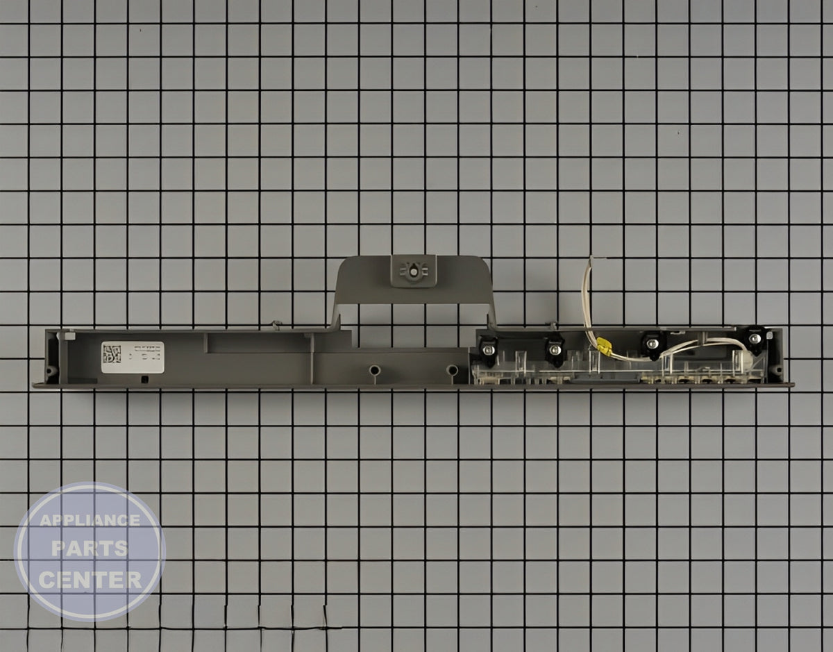 WHIRLPOOL USER CONTROL AND DISPLAY BOARD W10910626 - Side view with accurate display specs