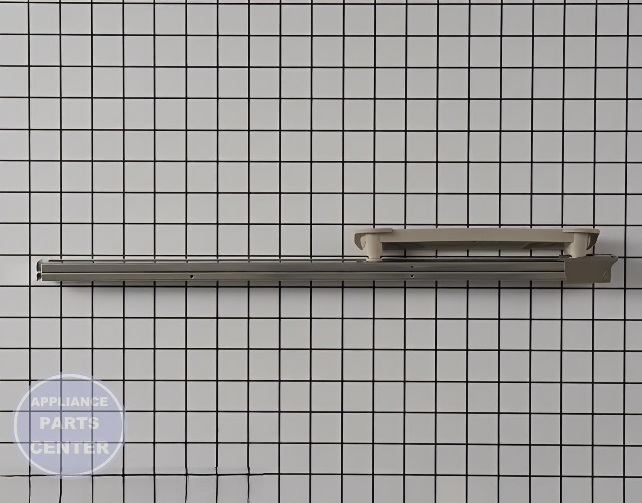 WHIRLPOOL DISHWASHER THIRD LEVEL DISHRACK SLIDE RAIL W10913628 - Main view showing secure dish storage for WPL Dishwashers