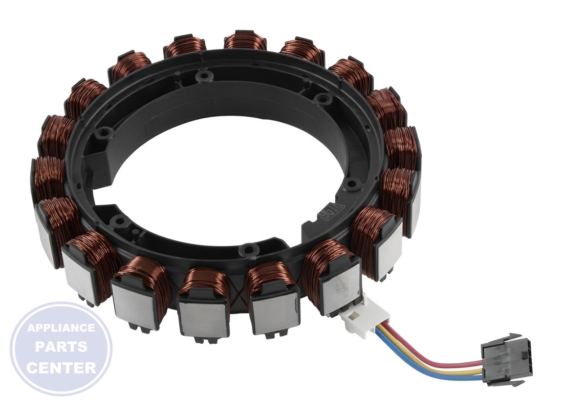 WHIRLPOOL STATOR W10915700 - Detailed view of high-quality technical details