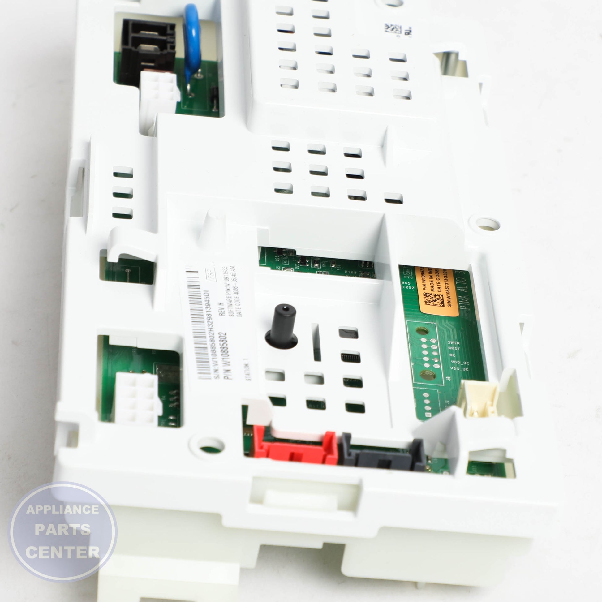 WPL CNTRL-ELEC W10916234 - Installation in WPL models showing key mounting points