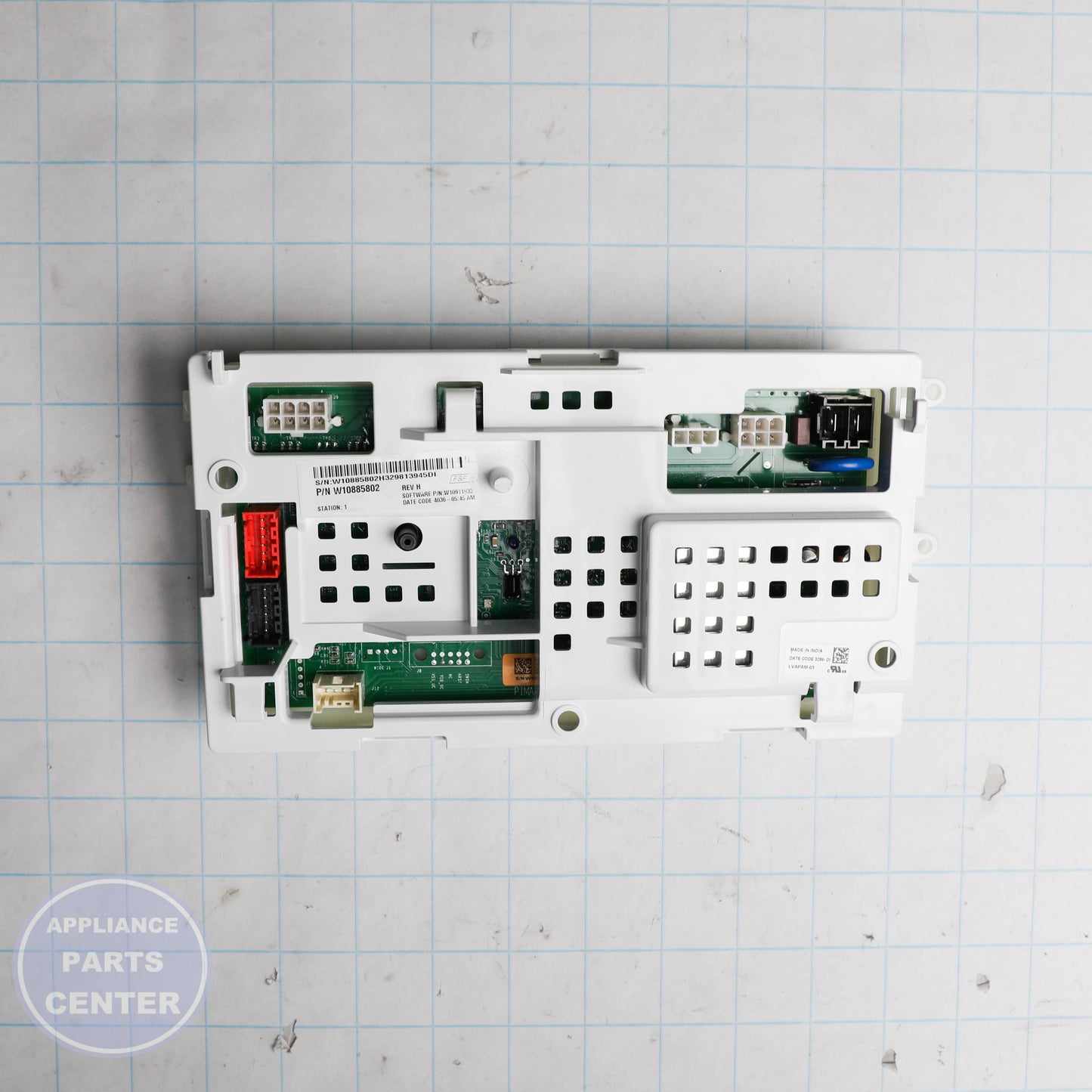 WPL CNTRL-ELEC W10916234 - Installation in WPL models showing key mounting points