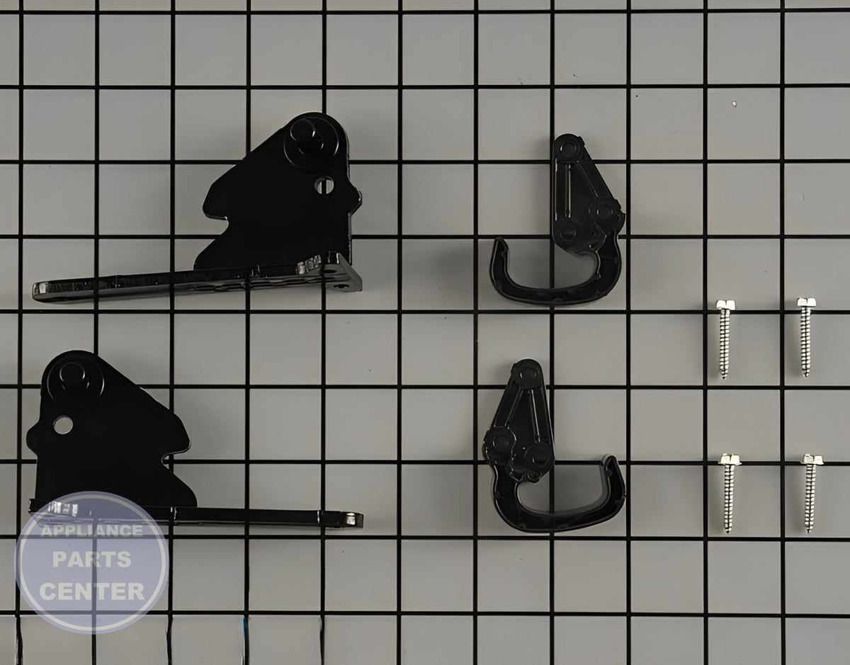 Amana Refrigerator Door Hinge W10918164 - Main view showing heavy-duty construction for Amana, Whirlpool, and KitchenAid models
