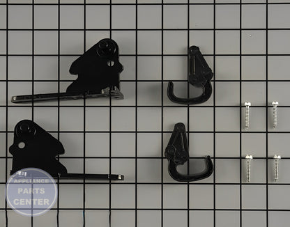 Amana Refrigerator Door Hinge W10918164 - Main view showing heavy-duty construction for Amana, Whirlpool, and KitchenAid models