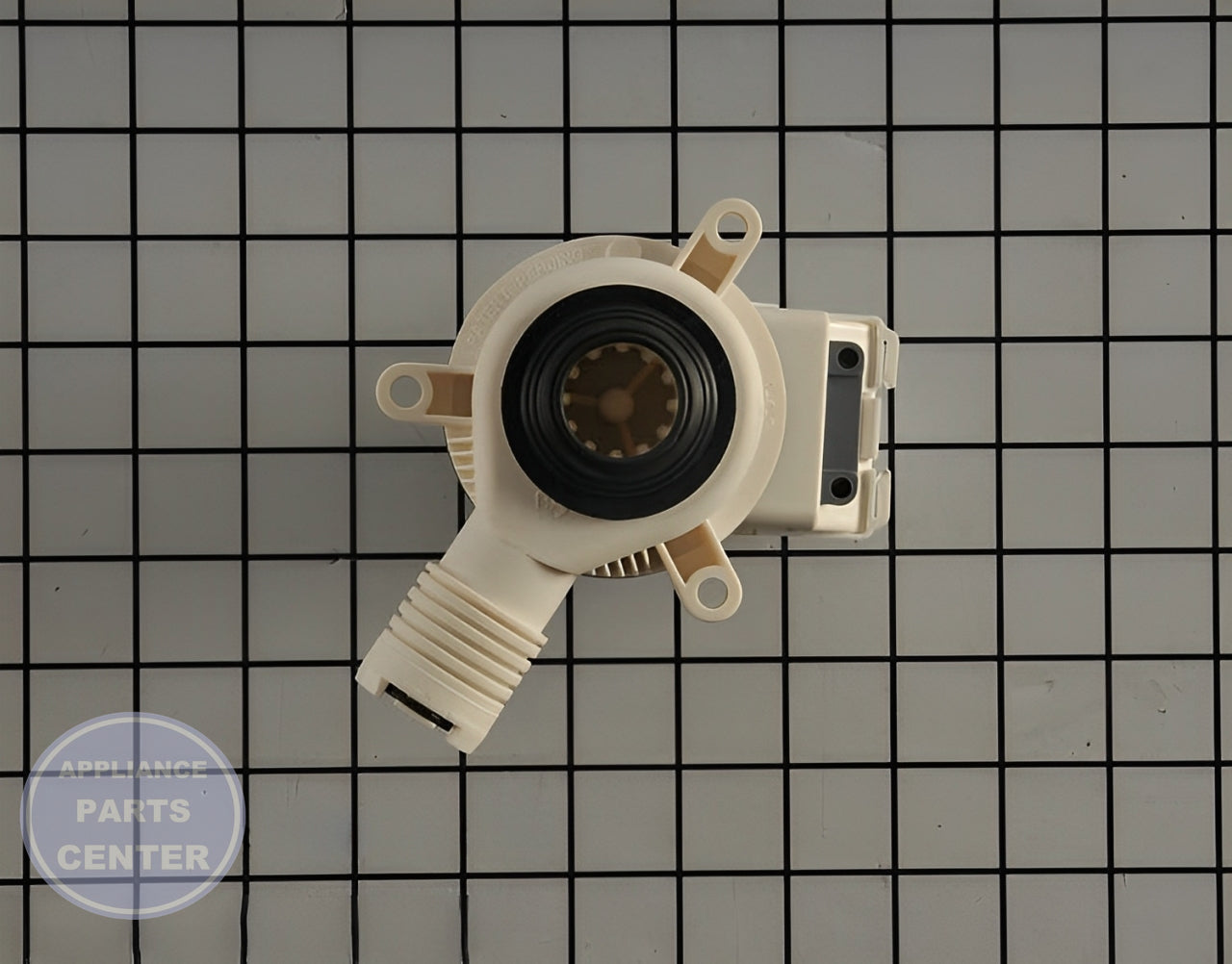 WHIRLPOOL WASHER WATER PUMP W10919003 - Detailed view of durable construction